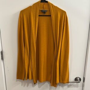 Mustard Yellow Open Cardigan